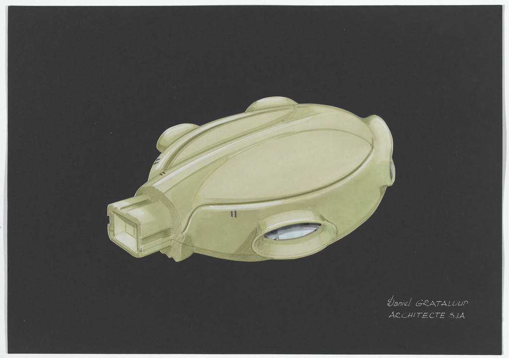 Urban Proposal with Multi Thin-Shell Capsules, project (Exterior perspective)