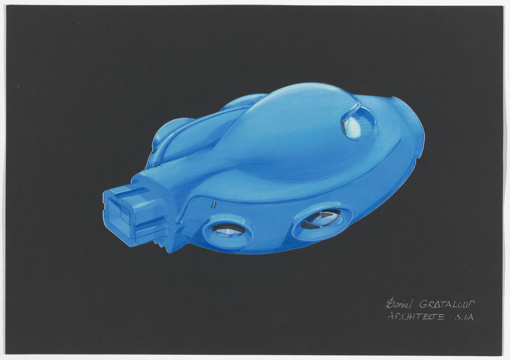 Urban Proposal with Multi Thin-Shell Capsules, project (Exterior perspective)