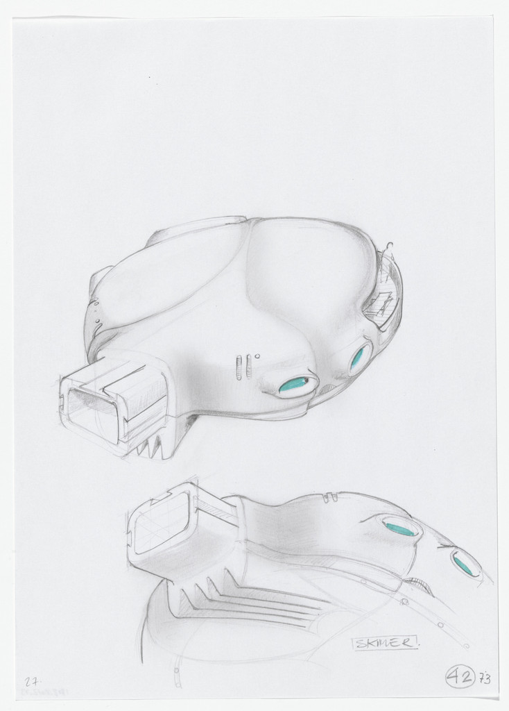 Urban Proposal with Multi Thin-Shell Capsules, project (Exterior perspective sketches)