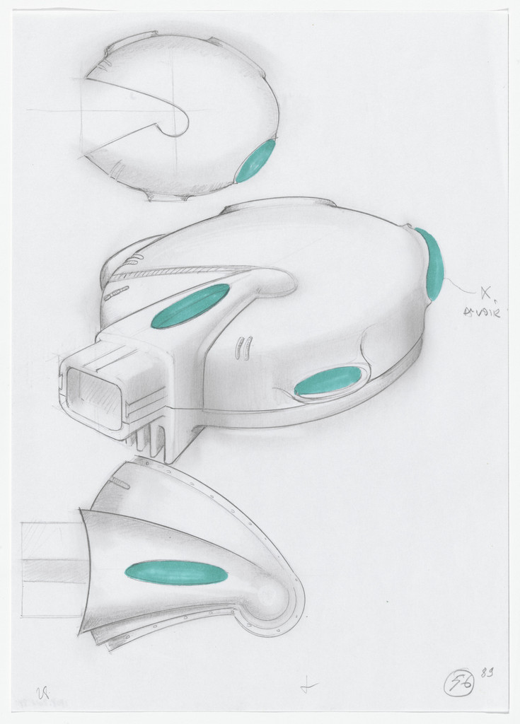 Urban Proposal with Multi Thin-Shell Capsules, project (Plan, exterior perspective and detail sketches)