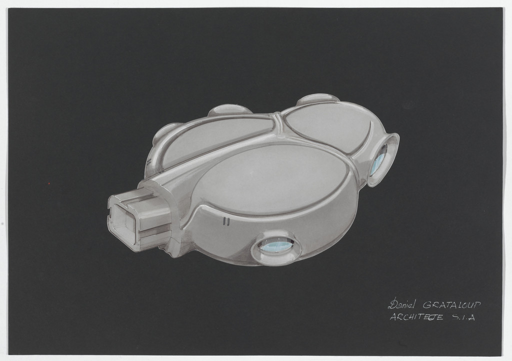 Urban Proposal with Multi Thin-Shell Capsules, project (Exterior perspective)