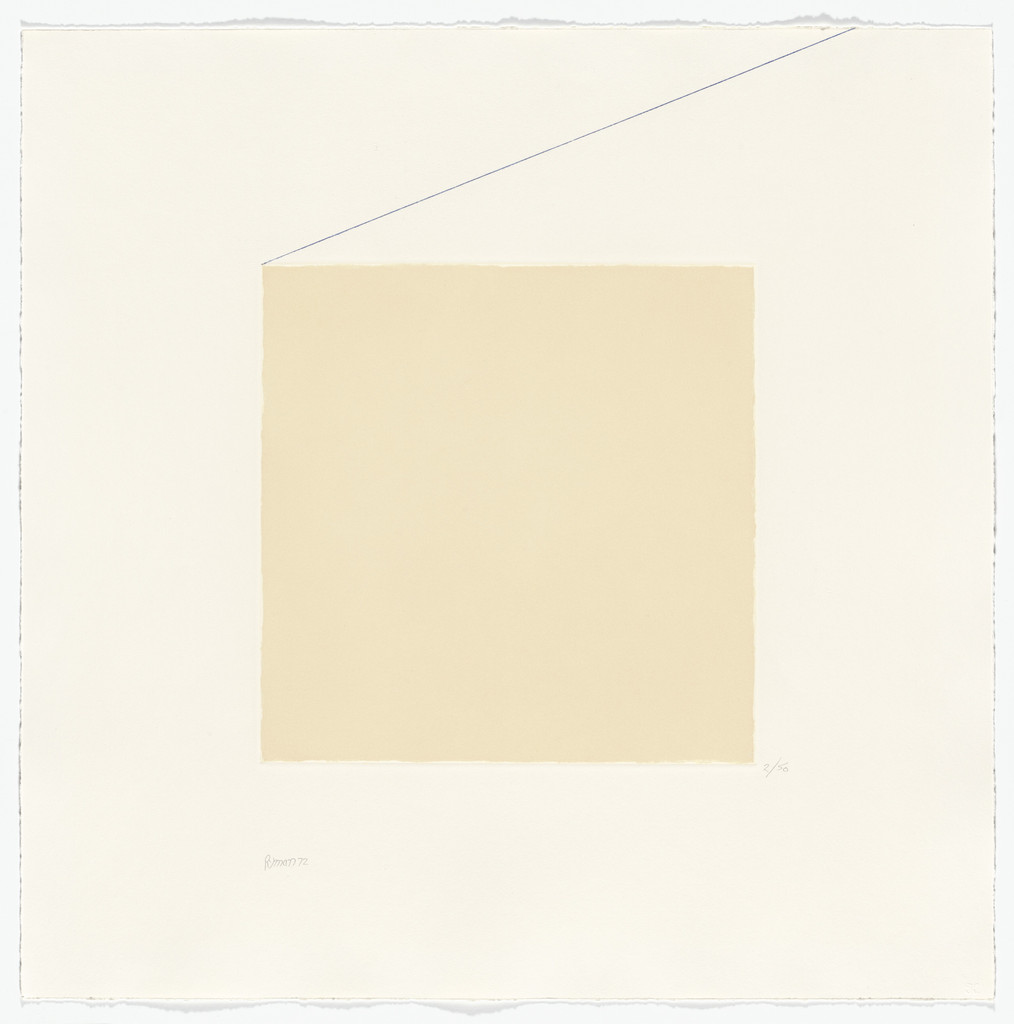Untitled from Seven Aquatints, Robert Ryman, 1972