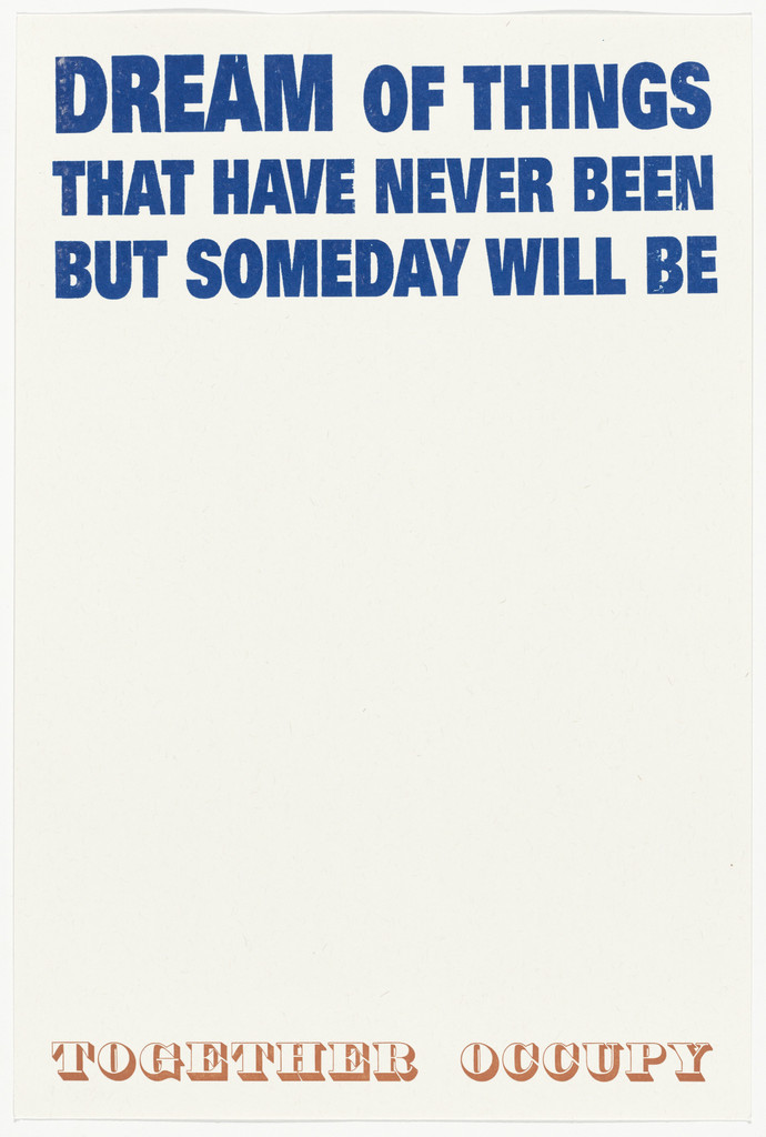 Together Occupy from Occuprint Portfolio