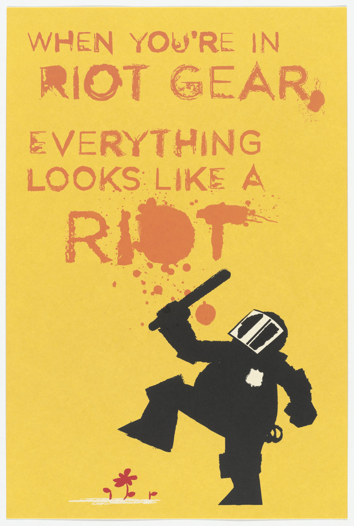 When in Riot Gear from Occuprint Portfolio