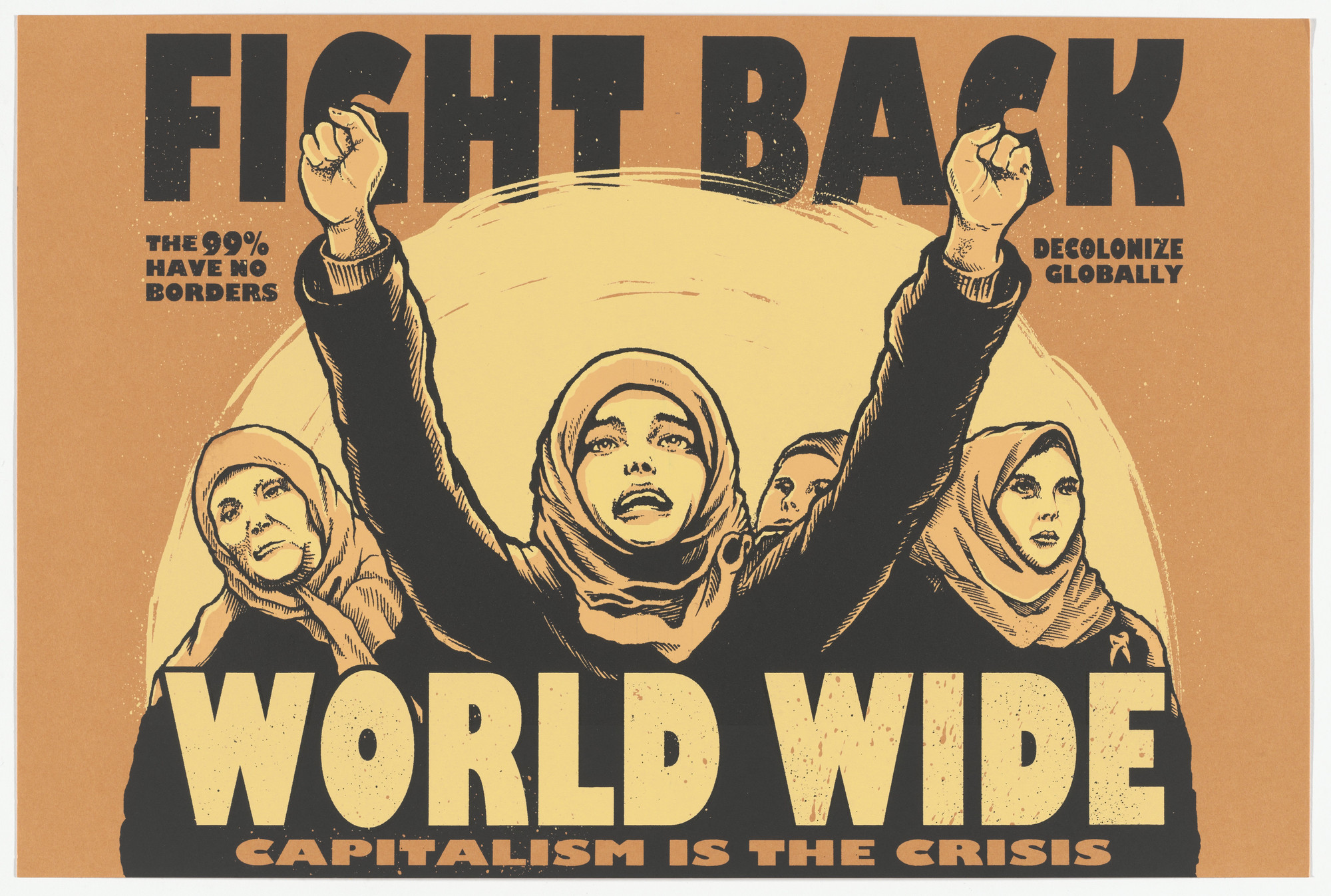 Colectivo Cordyceps. Fight Back World Wide from Occuprint Portfolio. 2012