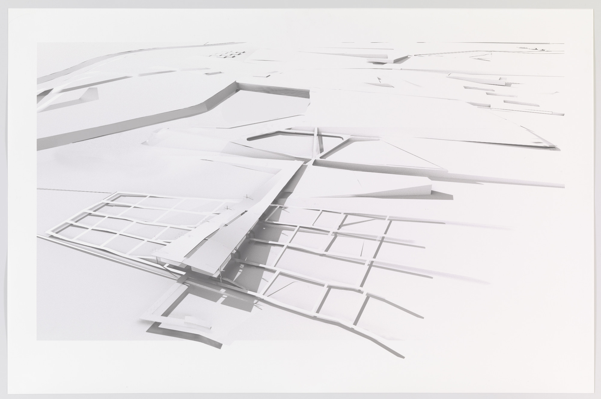 Paul Lewis, Marc Tsurumaki, David J. Lewis. Aquaculture Research and Development Center, Water Proving Ground Project, Liberty State Park, NJ (Aerial perspective). 2010