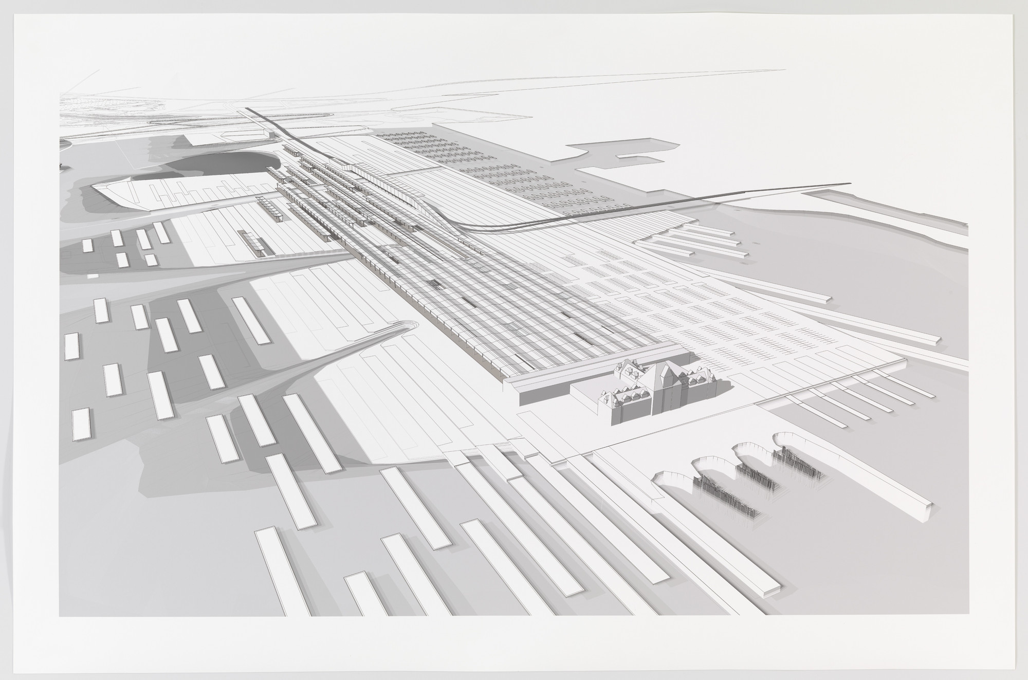 Paul Lewis, Marc Tsurumaki, David J. Lewis. Regional Produce Market, Water Proving Ground Project, Liberty State Park, NJ