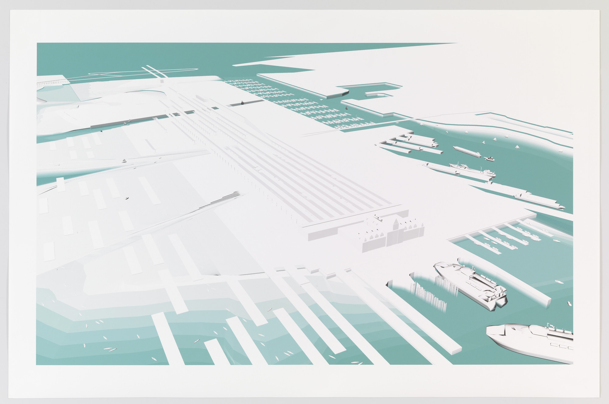 Paul Lewis, Marc Tsurumaki, David J. Lewis. Regional Produce Market, Water Proving Ground Project, Liberty State Park, NJ