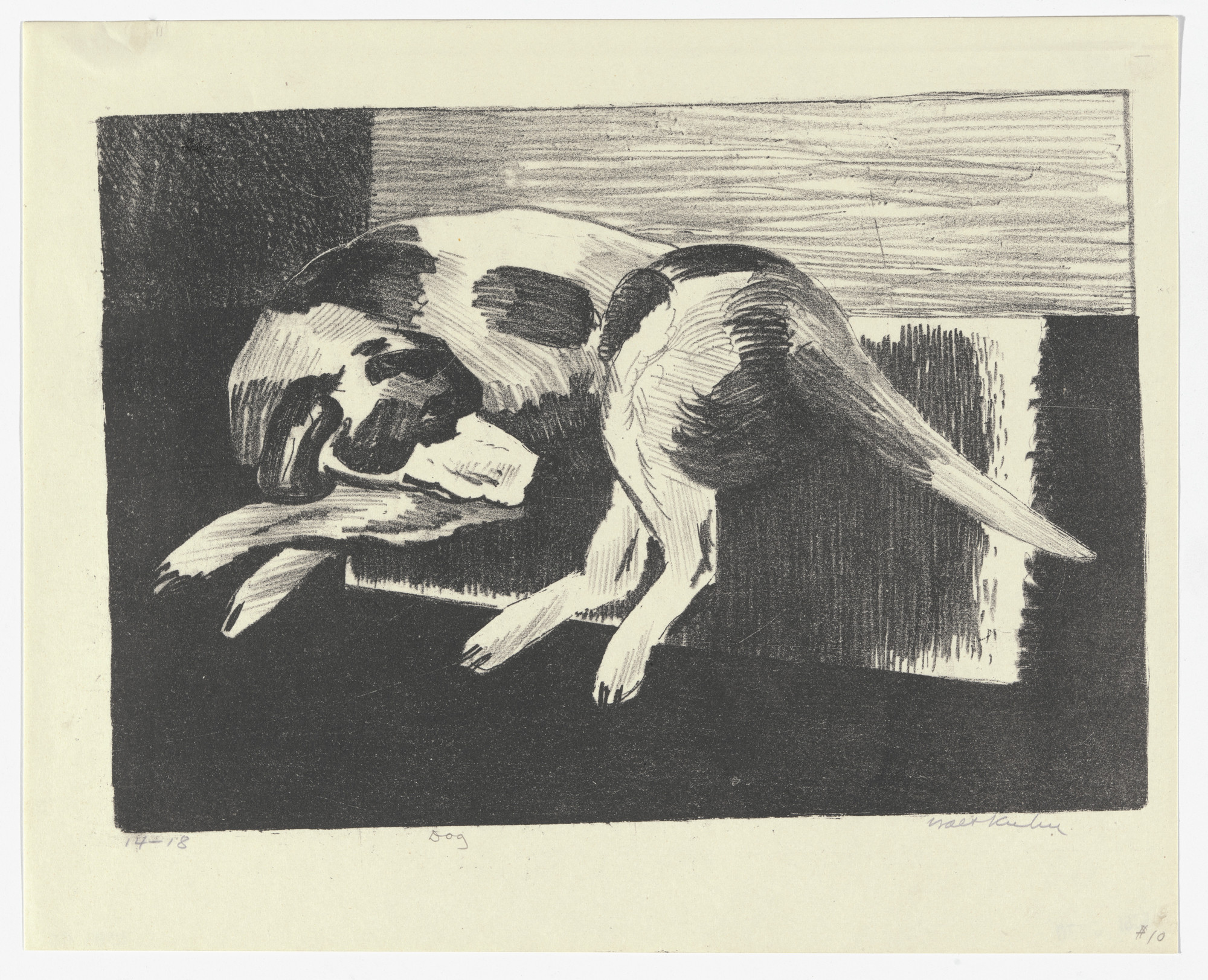 Walt Kuhn. Dog