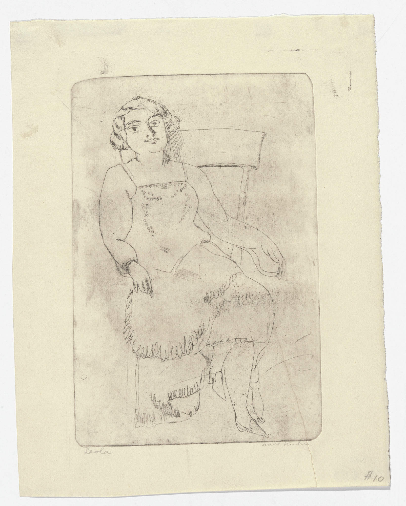 Walt Kuhn. Leola
