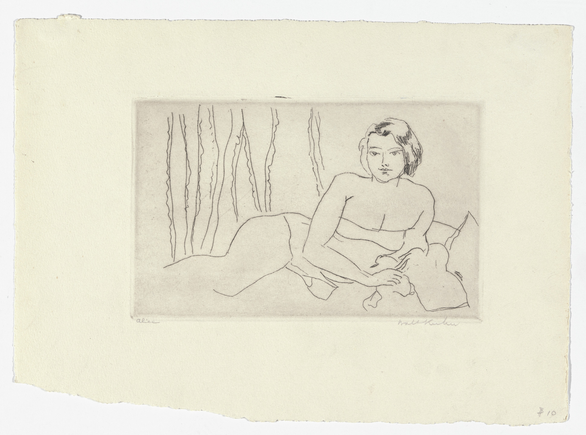 Walt Kuhn. Alice. 1927