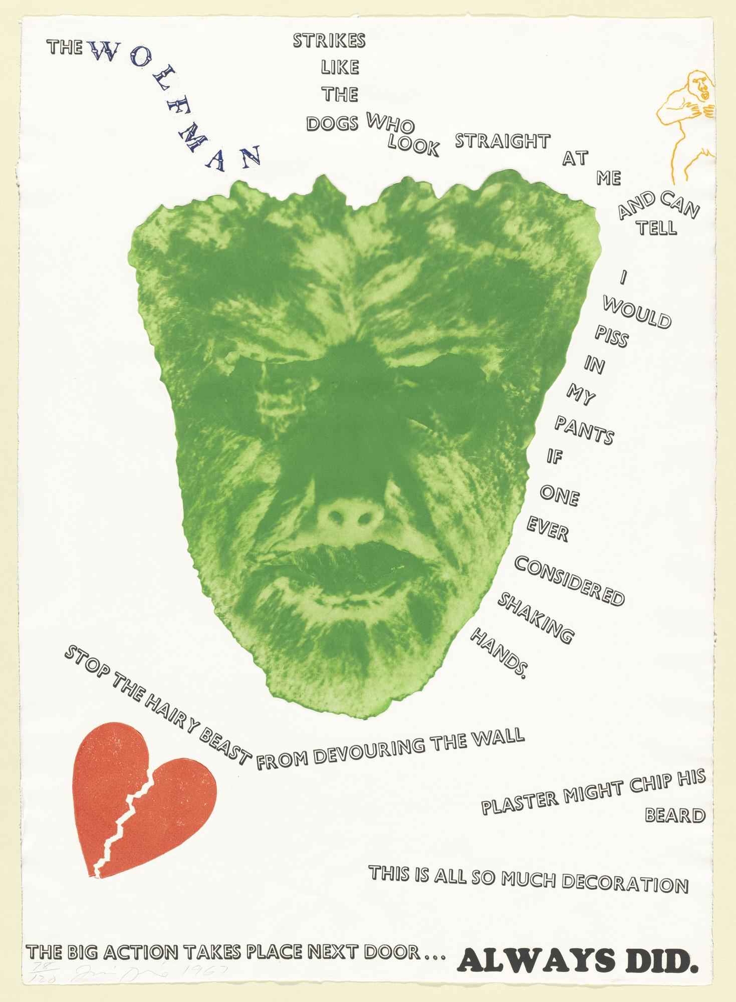 Jim Dine. Wall