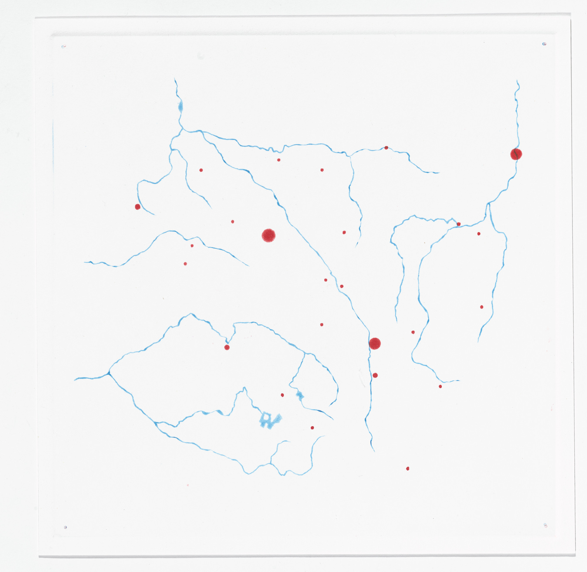 Louise Bourgeois. Department of Creuse (Aubusson), state II of II, variant