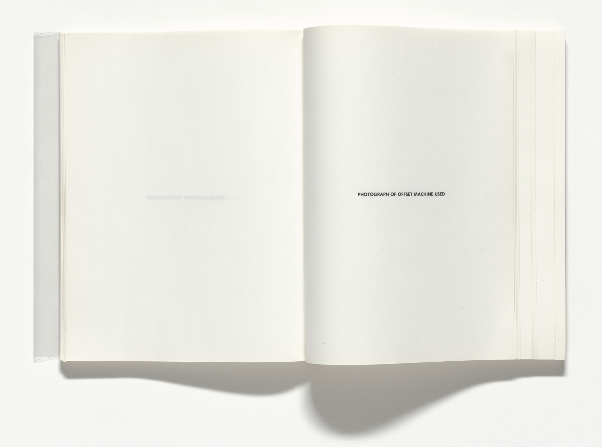 Joseph Kosuth. 25 plates from Untitled (Xerox Book). 1968