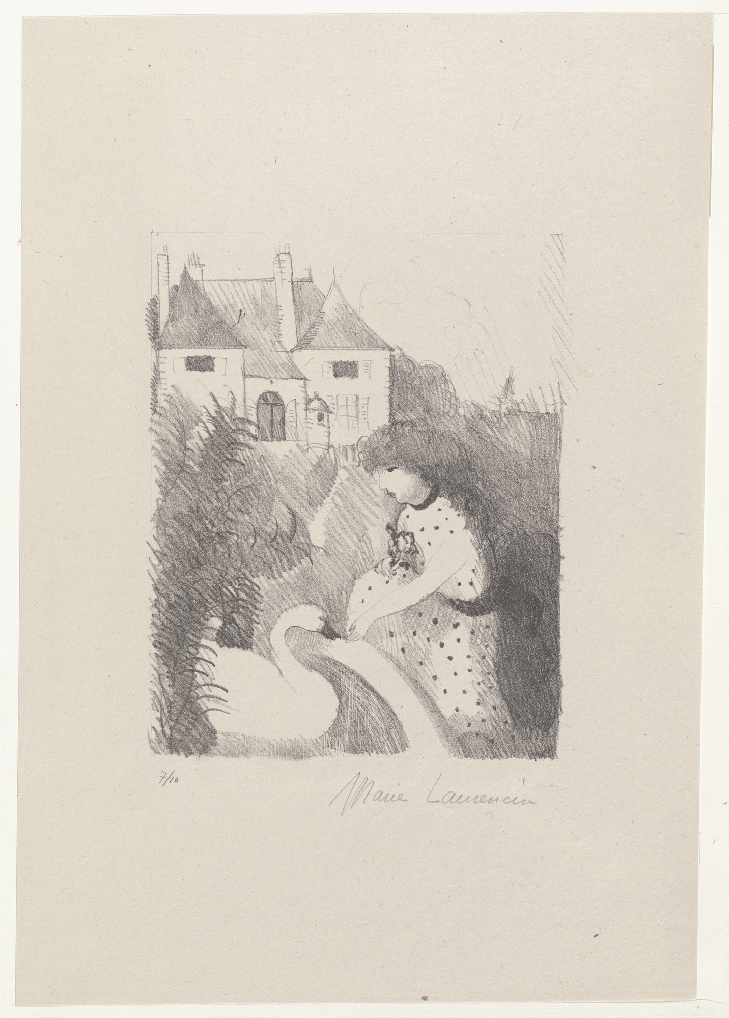 Marie Laurencin. The Swan ( Le Cygne )