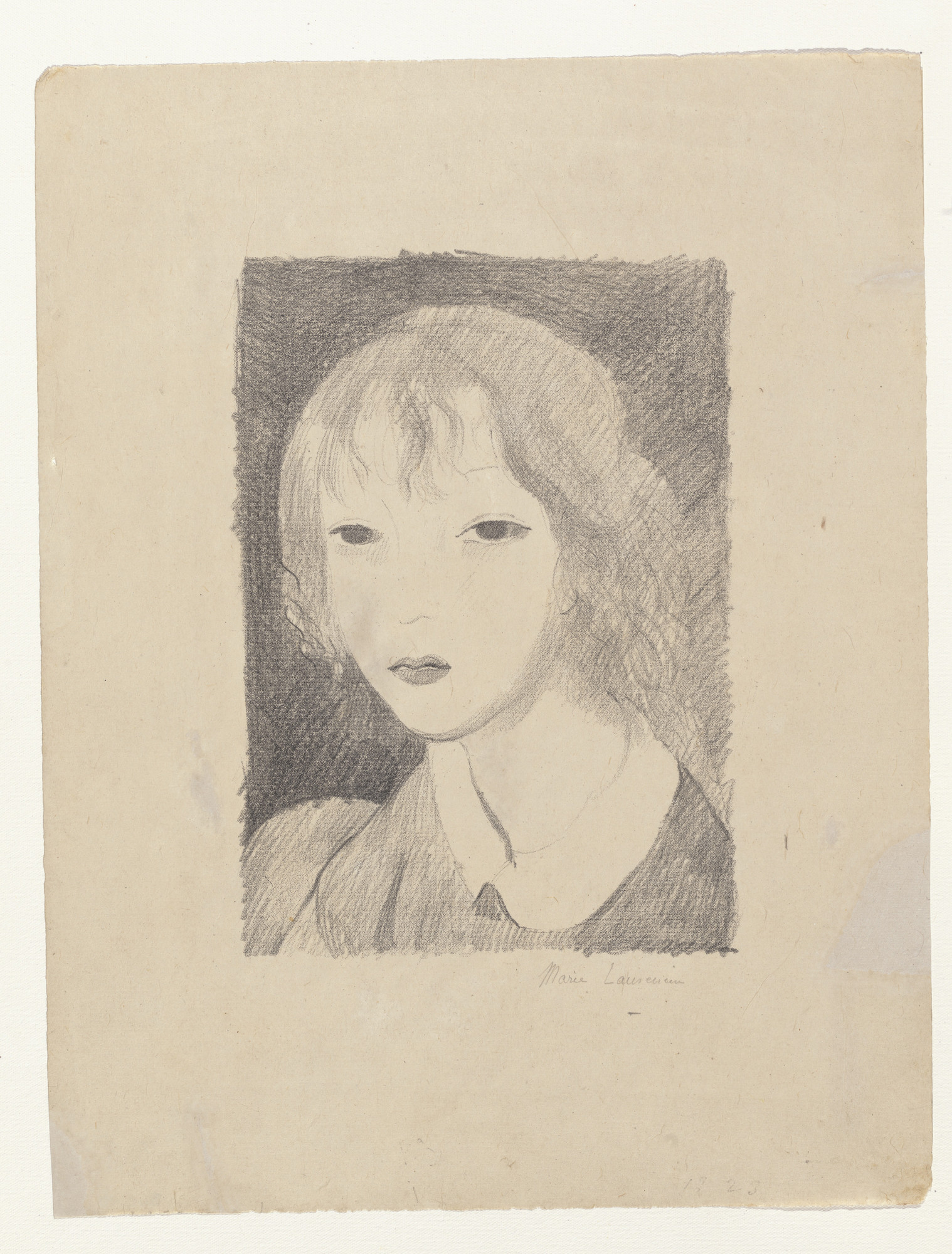 Marie Laurencin. Portrait of a Young Girl (Portrait de jeune fille)