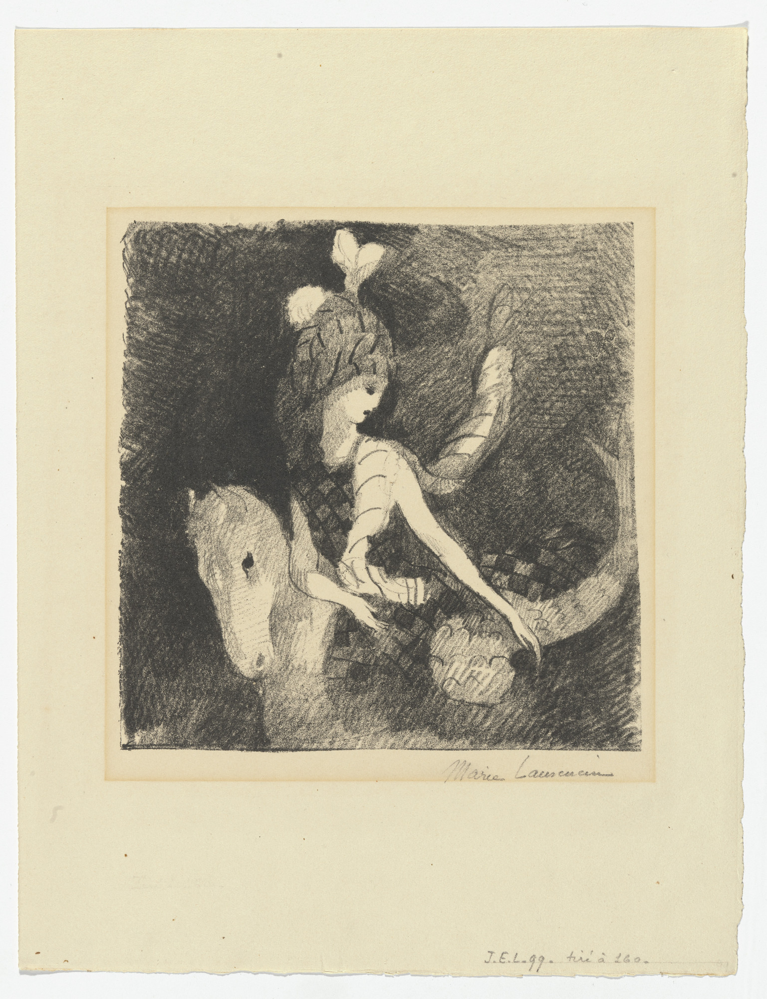 Marie Laurencin. The Plumed Horsewoman ( La Cavalière )