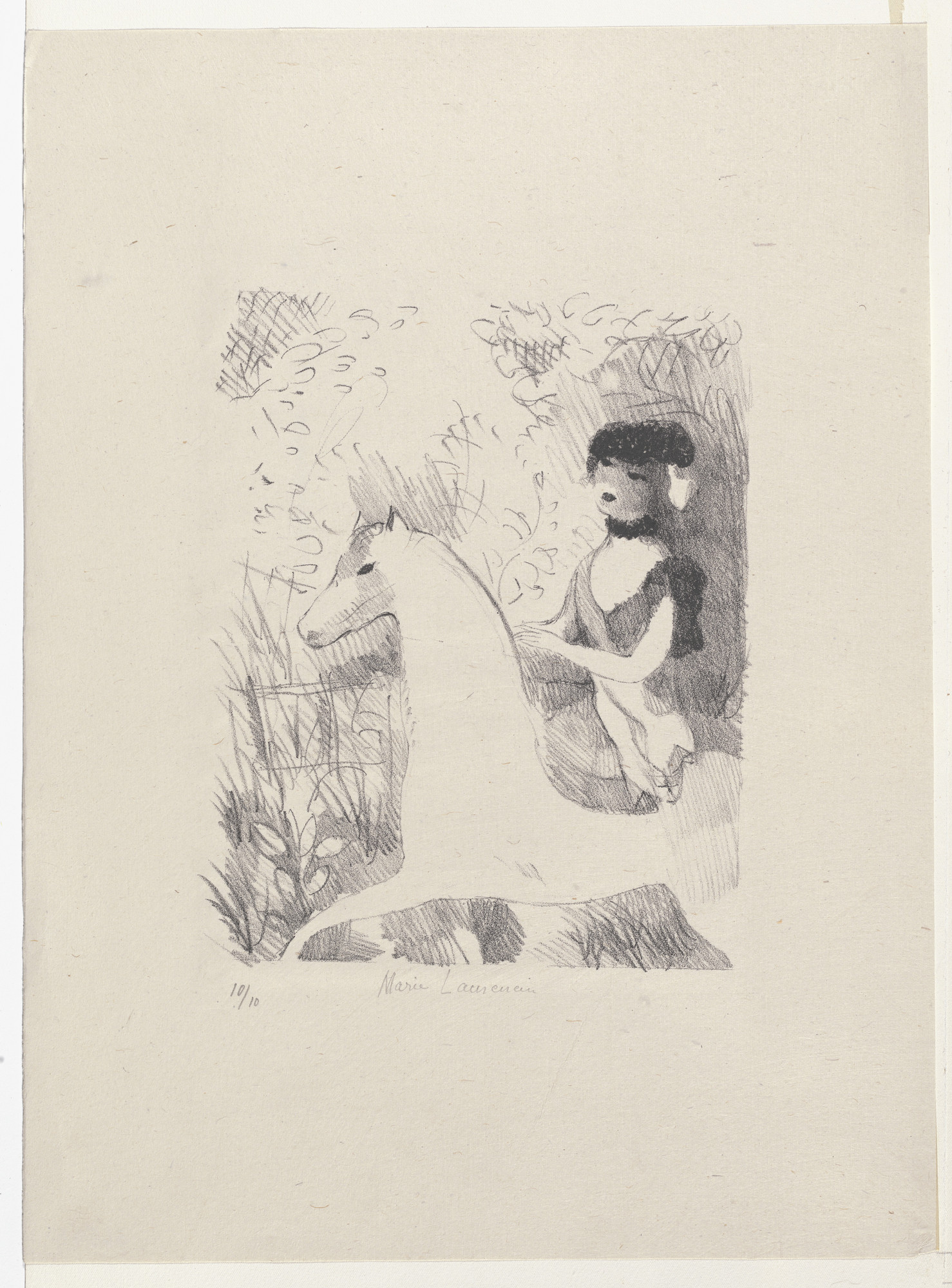 Marie Laurencin. The Horsewoman ( La Cavalière )