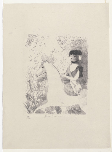 Marie Laurencin 母子像 コピー品￼ Marie Laurencin. The Horsewoman (La Cavalière). 1926 | MoMA