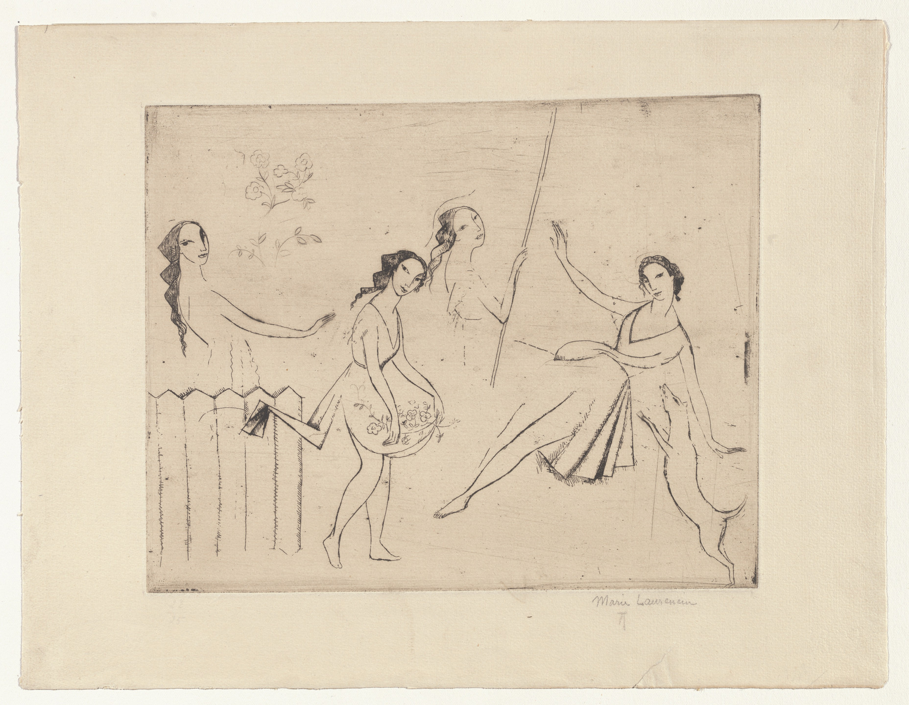 Marie Laurencin. Girls, or The Ballet (Les Jeunes Filles, ou Le Ballet). 1912