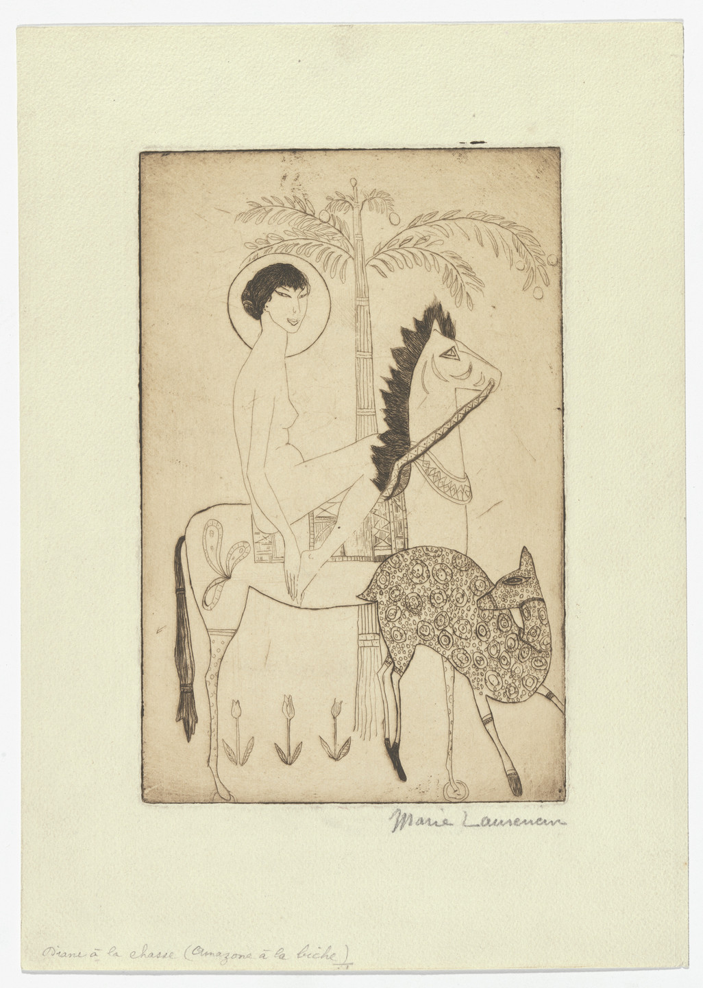 Marie Laurencin. Diana of the Hunt (Diane à la chasse). 1907
