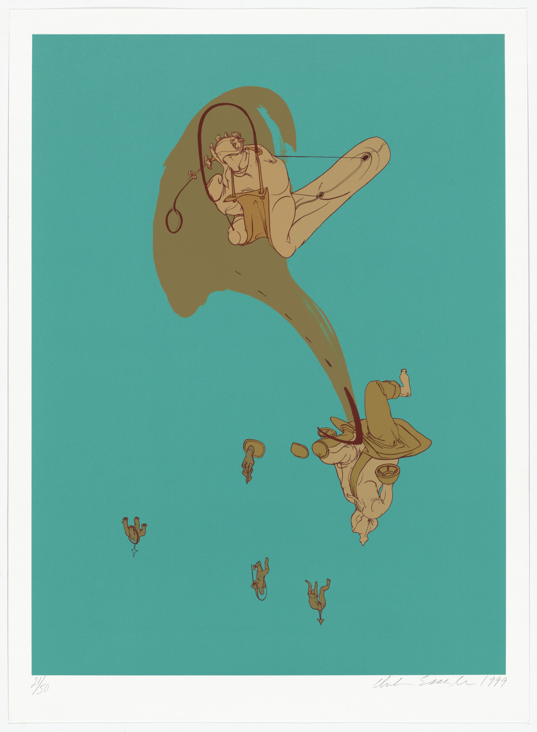 Inka Essenhigh. Flush &amp; Aqua from Exit 99. 1999