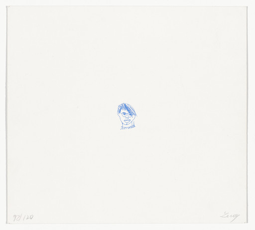 Self Portrait (Selbstbildnis) from Graphics of Capitalist Realism (Grafik des Kapitalistischen Realismus)