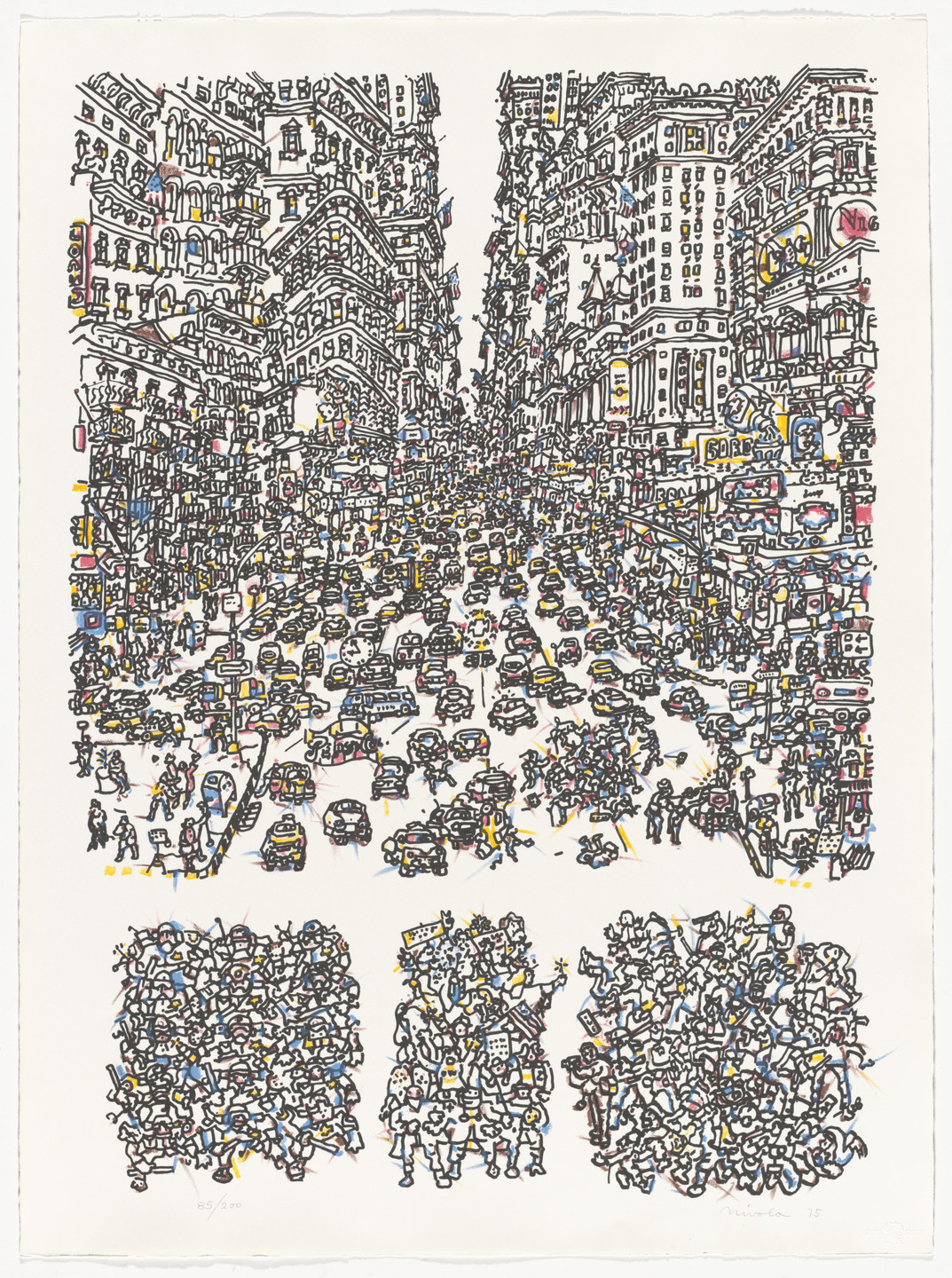 Costantino Nivola. City from America: The Third Century. 1975