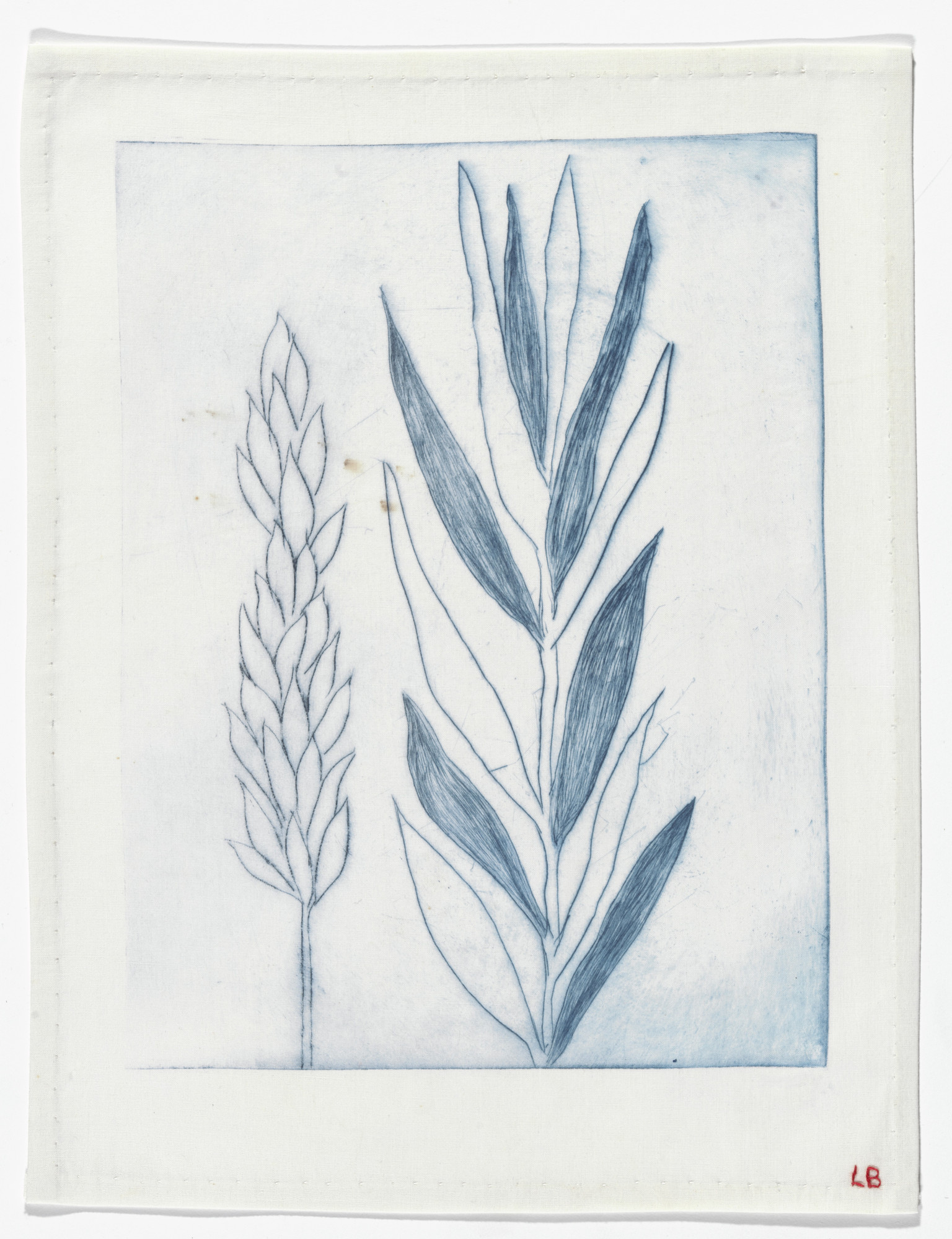 Louise Bourgeois. Untitled (Holiday Laurel), state IV of V, variant