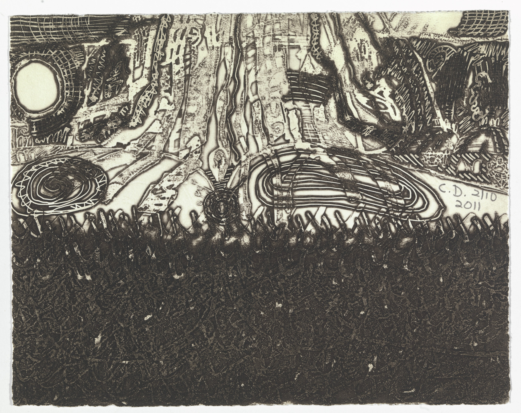 Carroll Dunham. Untitled from The Nude. 2011-12