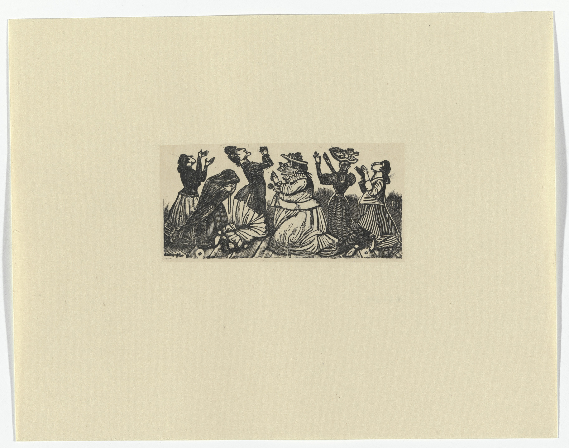 José Guadalupe Posada. Ballad of the Supplicants to San Antonio (Corrido: Suplicas a San Antonio). 1870
