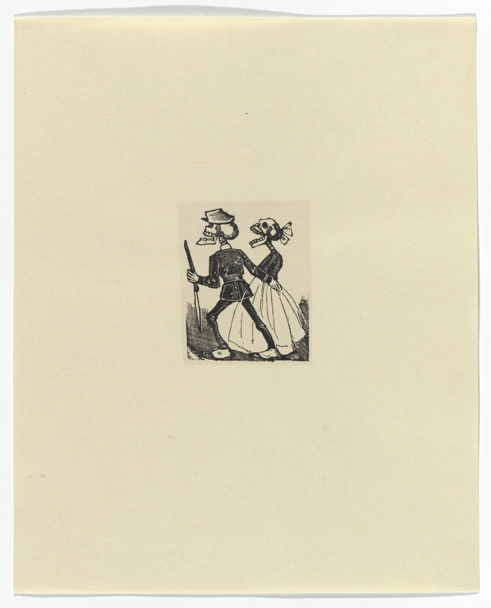 José Guadalupe Posada. Calavera of the Good Defenders (Calaveras Los Buenos Valedores)