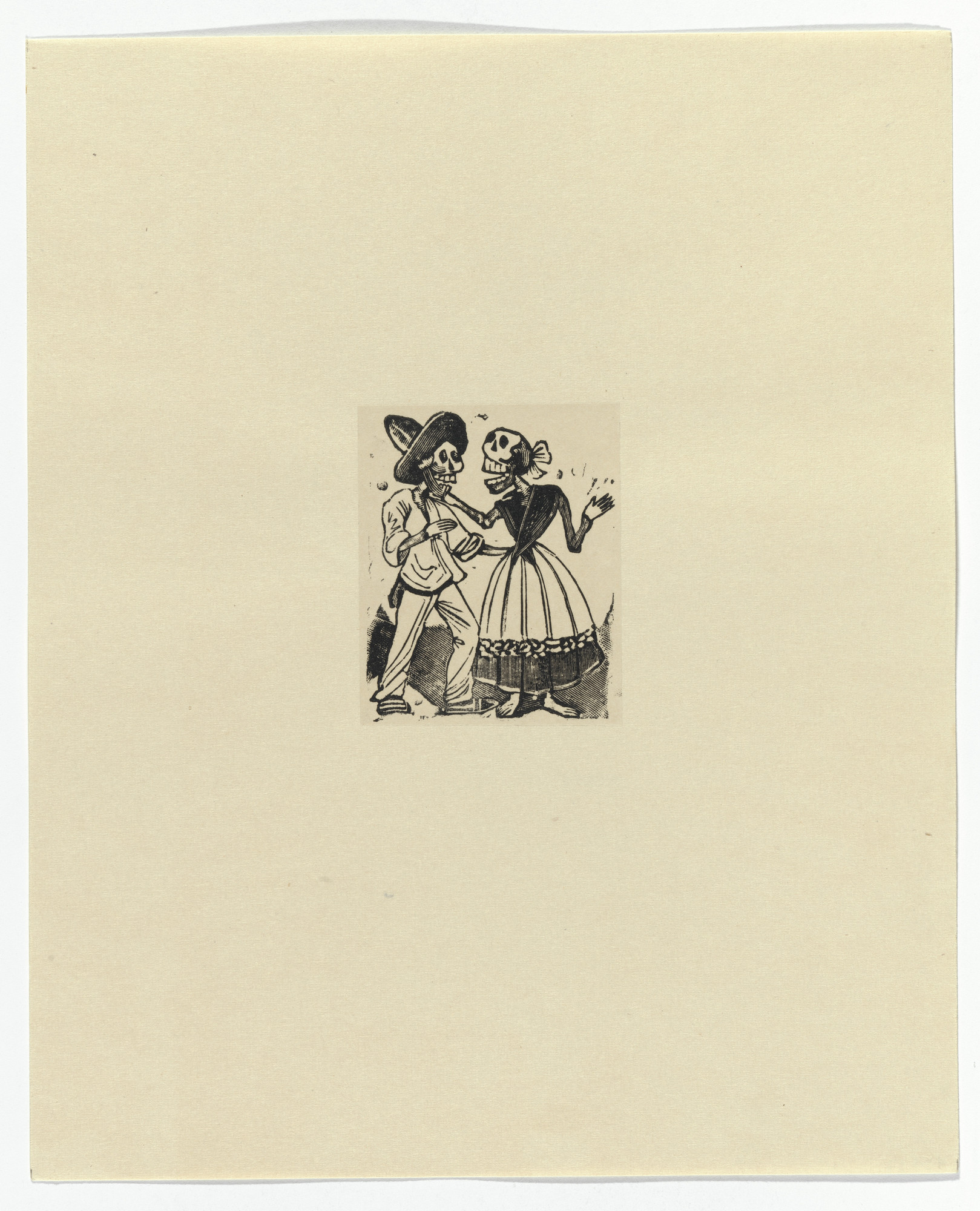 José Guadalupe Posada. Conversation of the Good Calaveras (Coloquio de buenas calaveras)