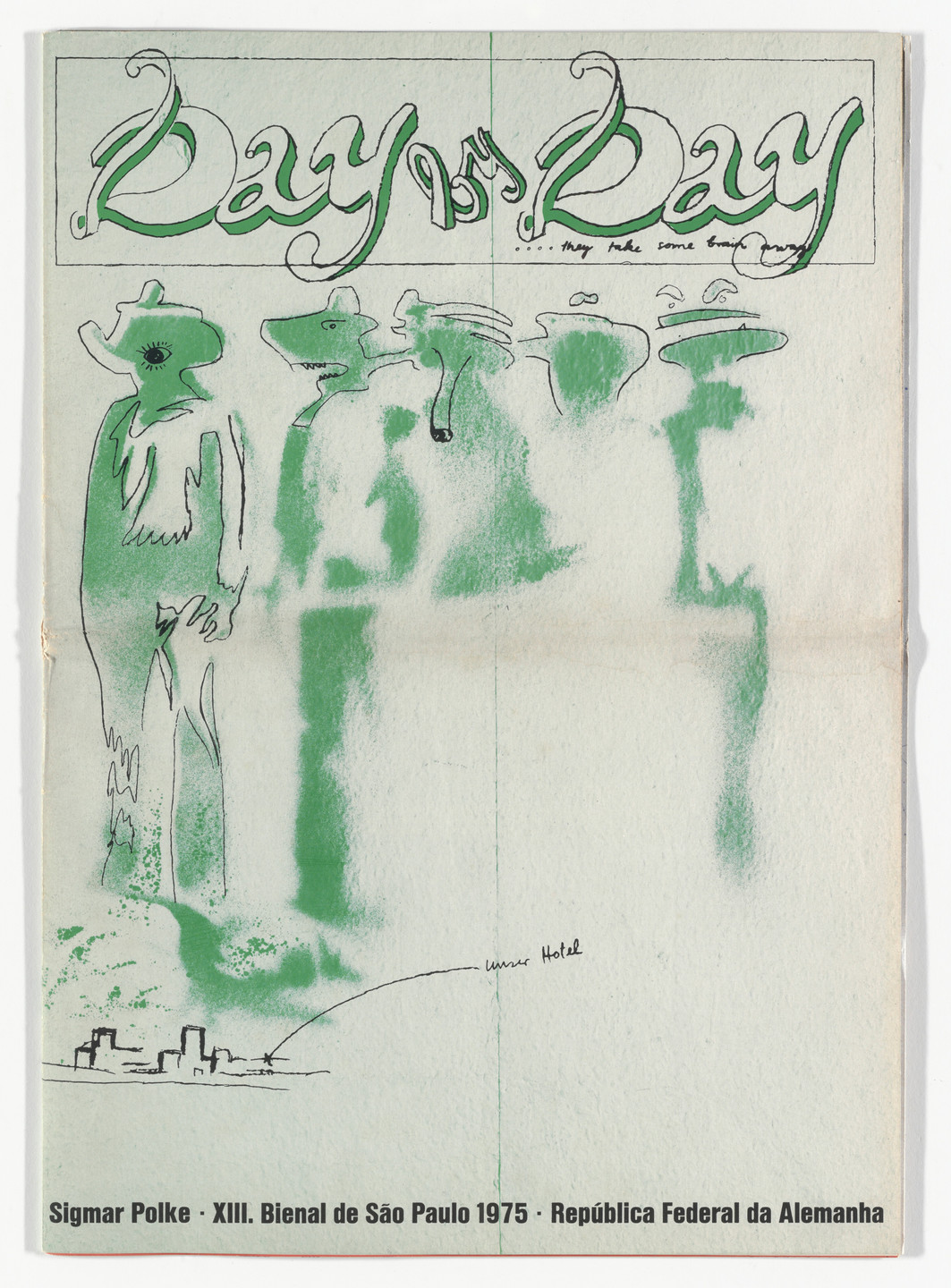 Sigmar Polke. Day by Day...they take some brain away. 1975