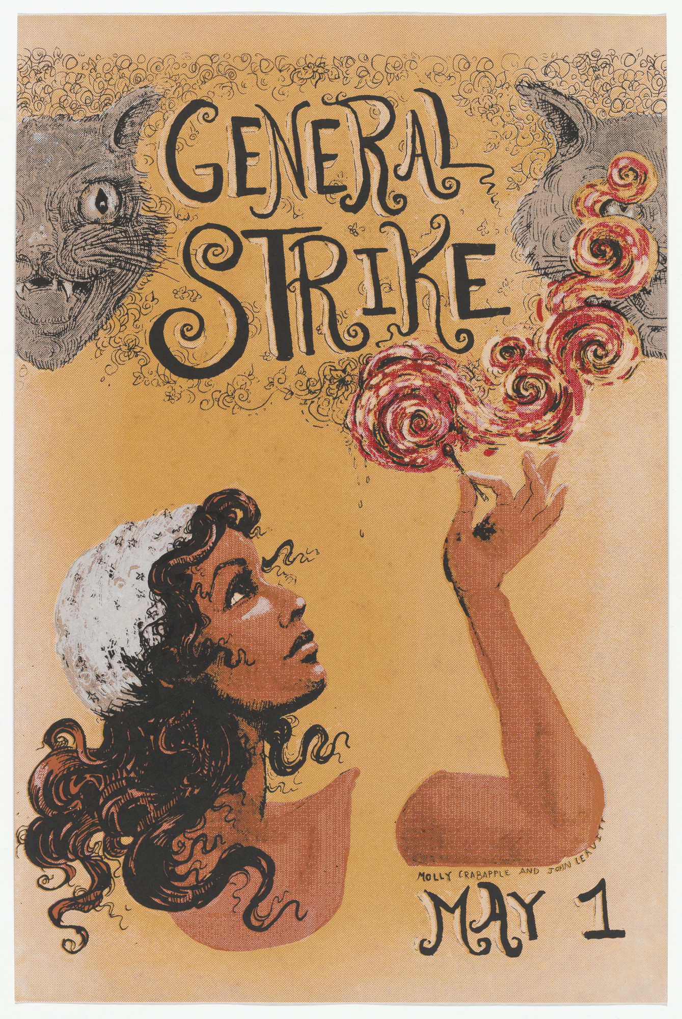 Molly Crabapple. General Strike Match from Occuprint Portfolio