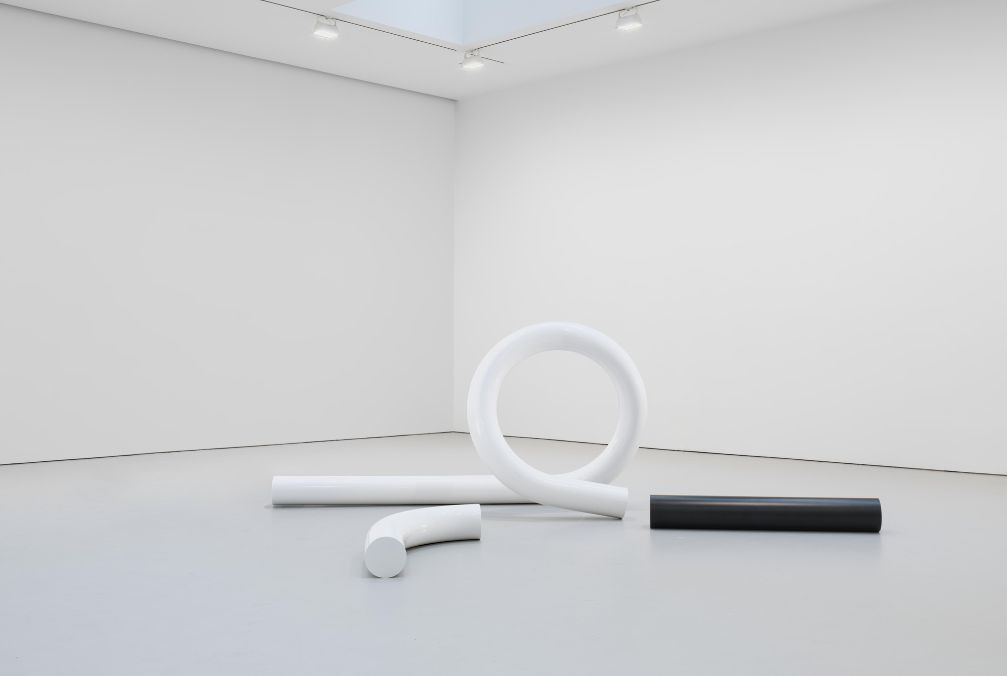 Carol Bove. The White Tubular Glyph. 2013