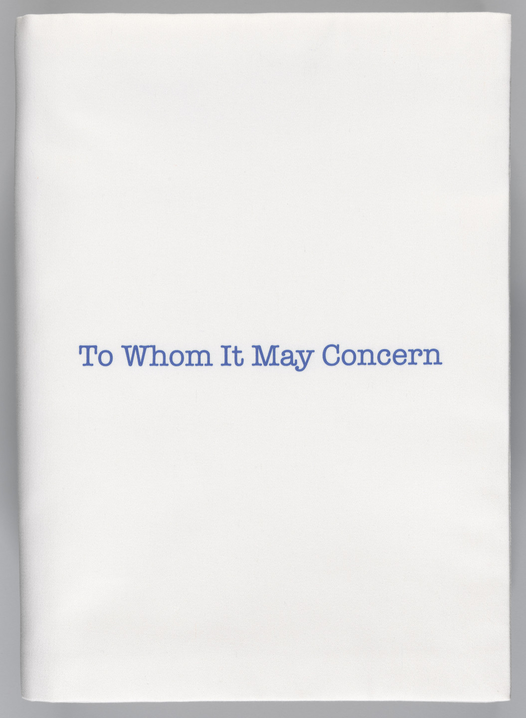 Louise Bourgeois. To Whom It May Concern. 2009-2010