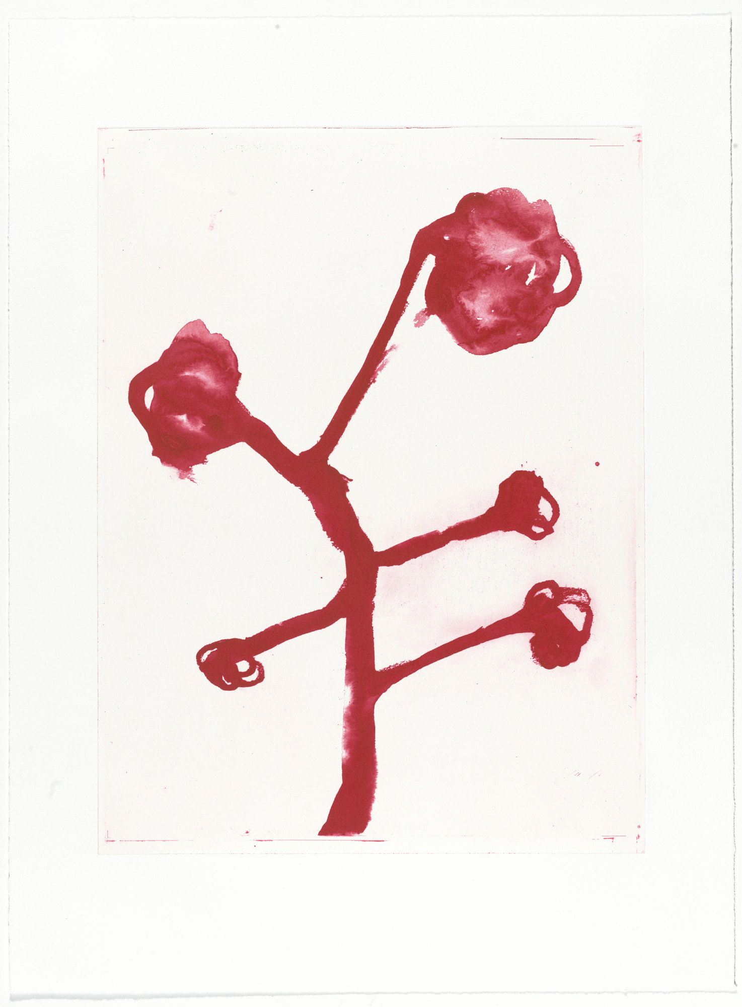 Louise Bourgeois. Les Fleurs, version 1 of 2, only state