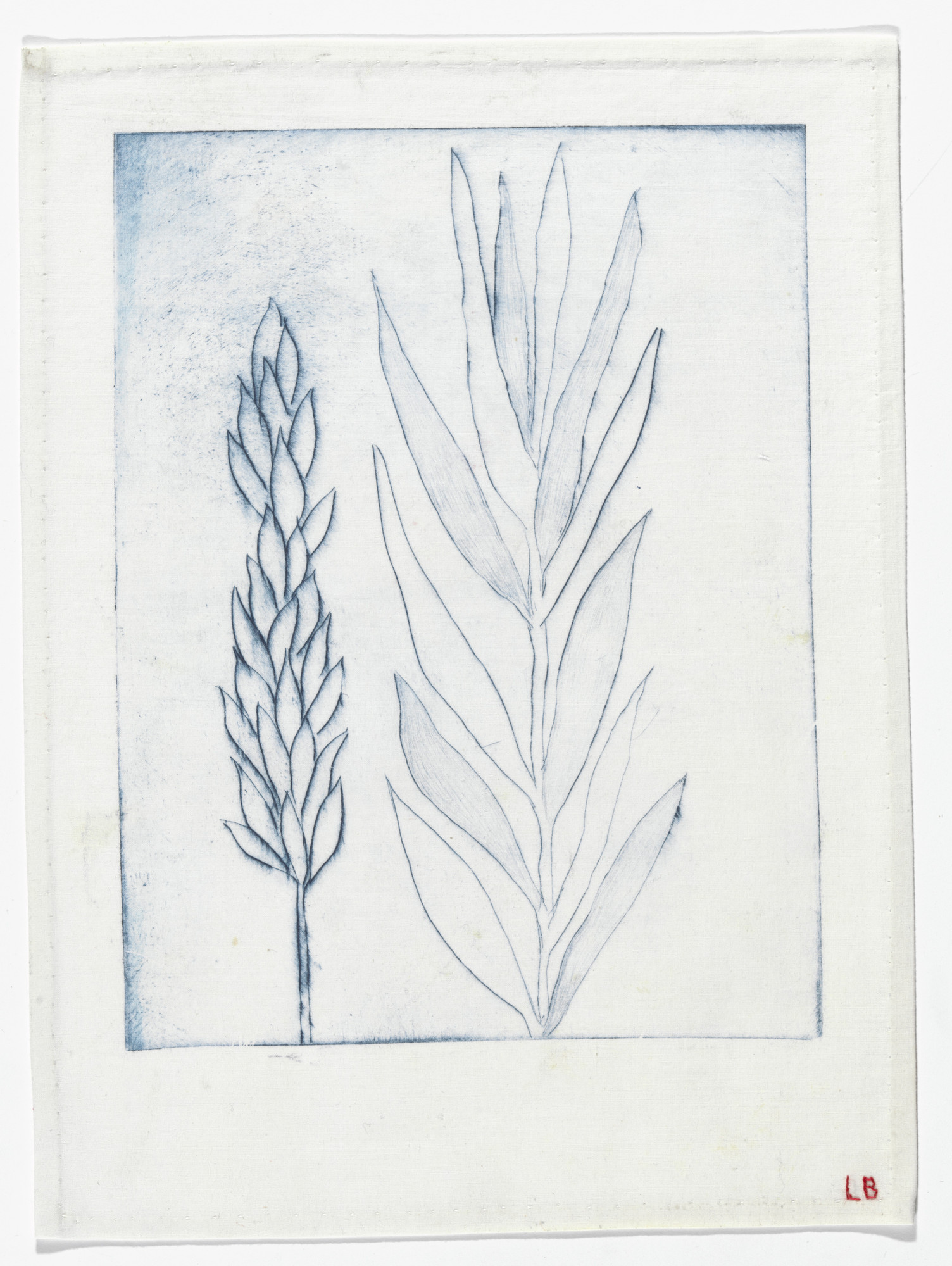 Louise Bourgeois. Untitled (Holiday Laurel), state III of V