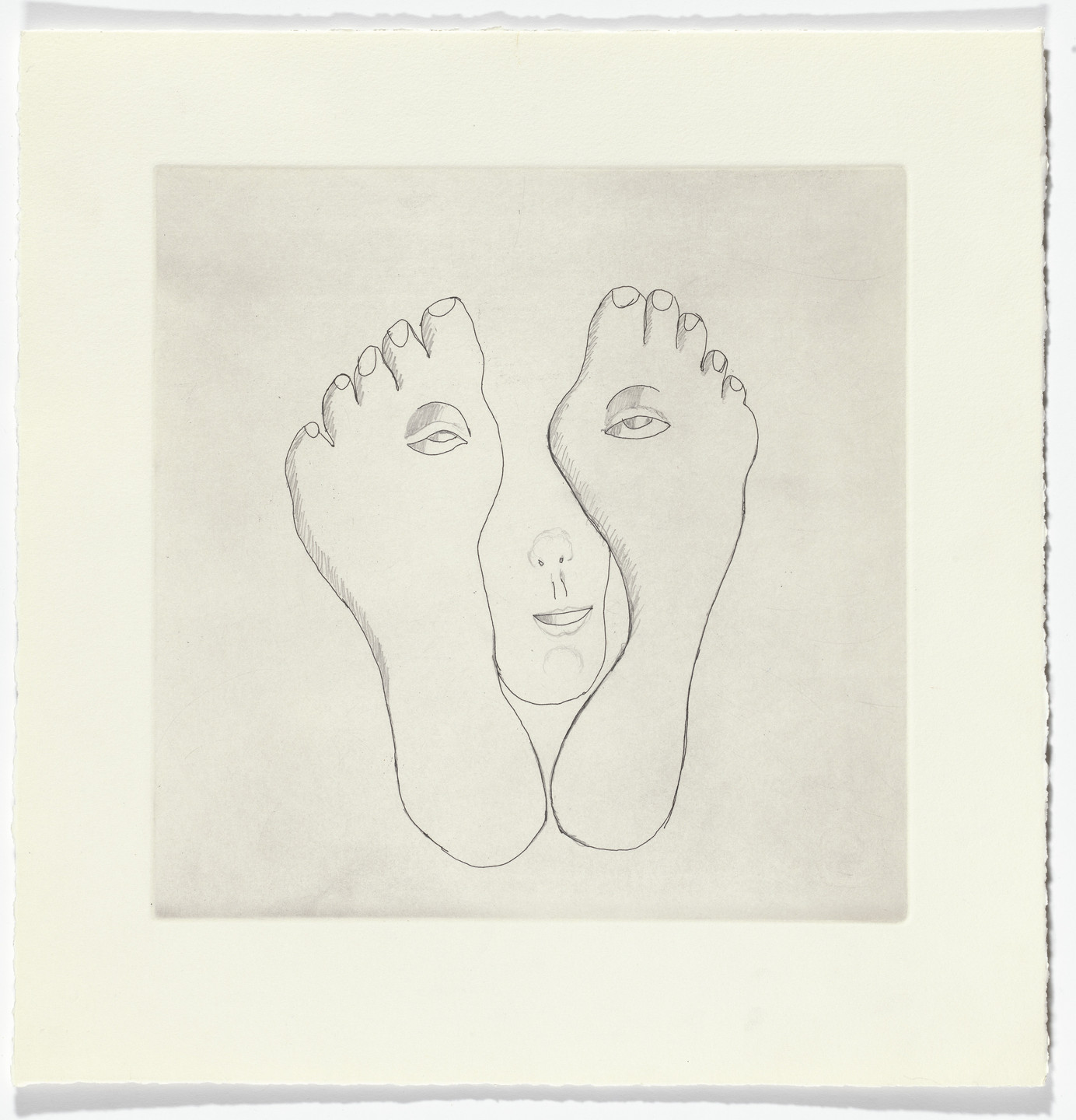 Louise Bourgeois. Untitled, plate 3 of 5, from the illustrated book, and plate 3 of 7, from the portfolio, Metamorfosis. 1996