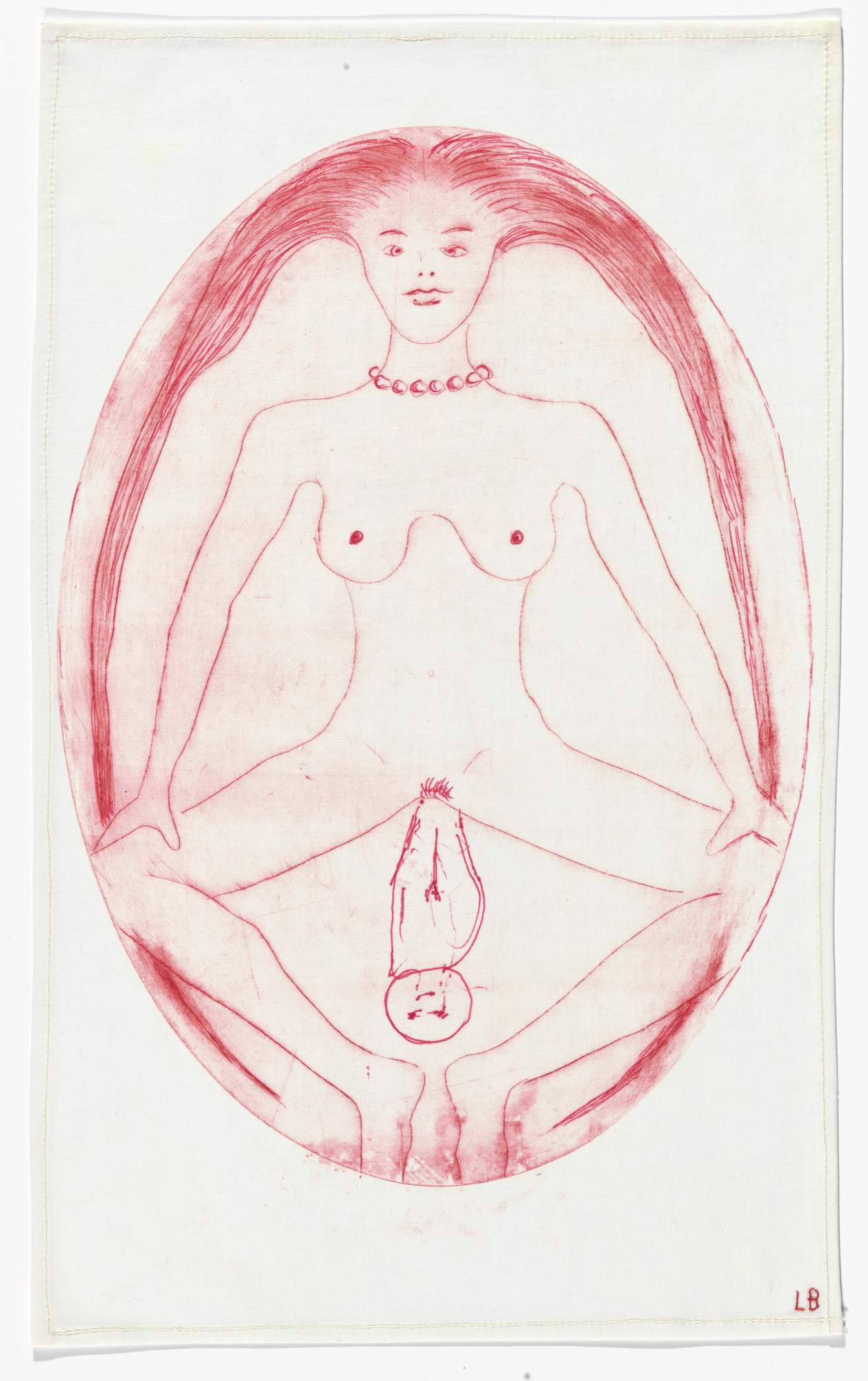 Louise Bourgeois. The Cross-Eyed Woman Giving Birth, state II of II, variant