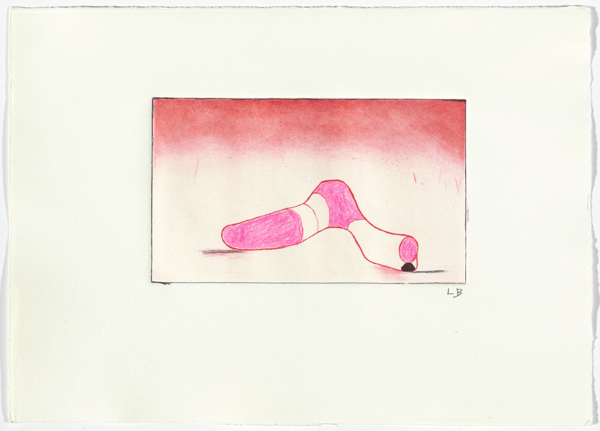 Louise Bourgeois. Hold My Bones, version 1 of 2, state II of III, variant