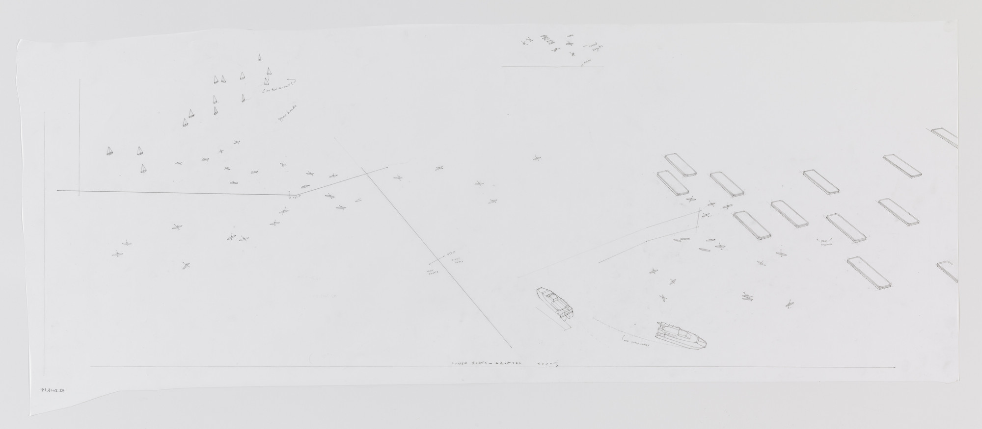 Paul Lewis, Marc Tsurumaki, David J. Lewis. Water Lodge, Water Proving Ground Project, Liberty State Park, NJ (Background components for aerial perspective). 2010