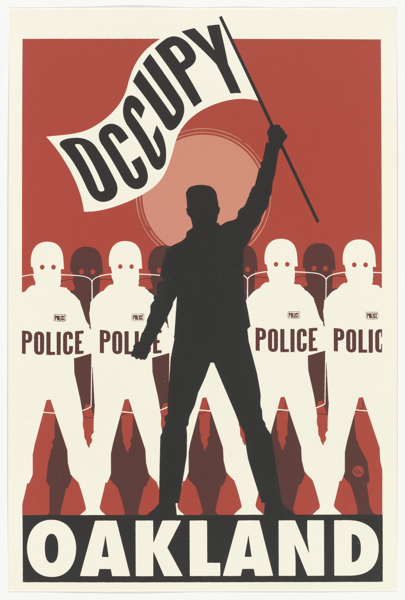Rich Black. Occupy Oakland from Occuprint Portfolio