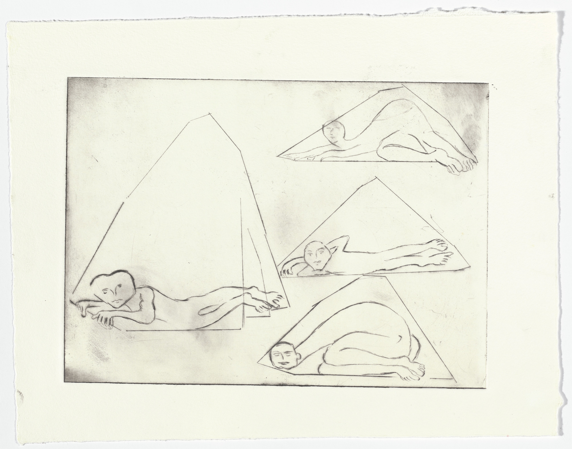 Louise Bourgeois. Fear, state I of IV