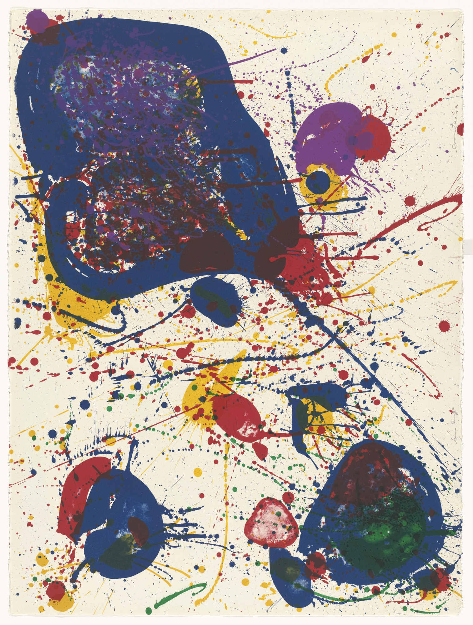 Sam Francis. Light Violet