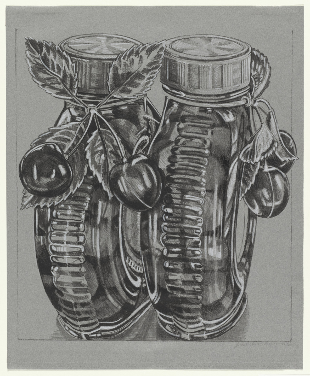 Janet Fish. Cherries in Brandy. 1973