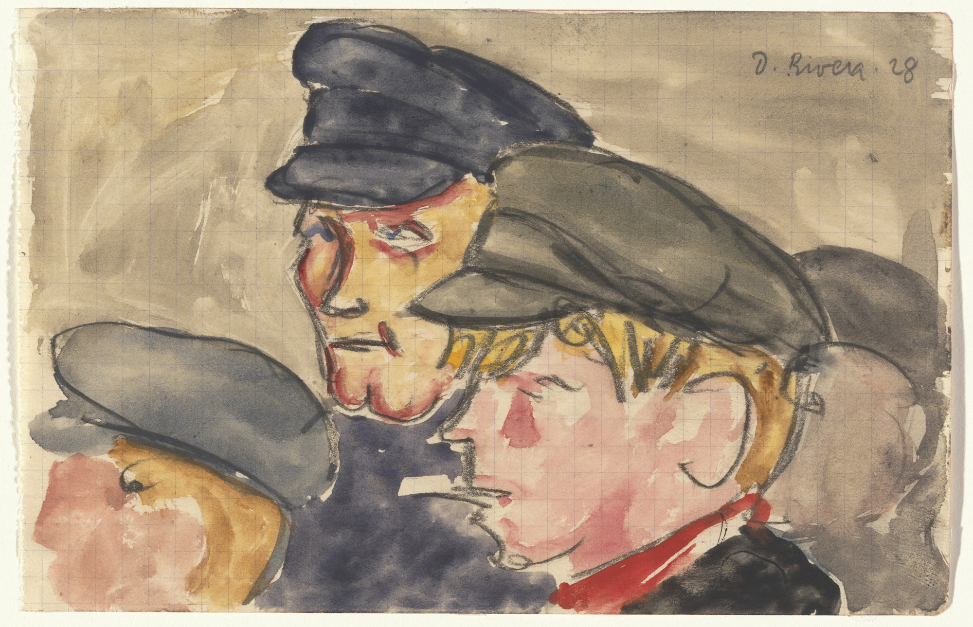 Diego Rivera. May Day, Moscow. 1928