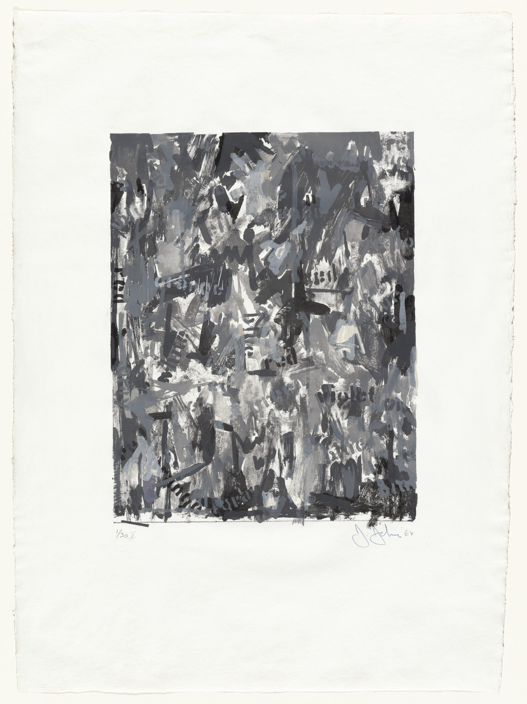 Jasper Johns. False Start II. 1962