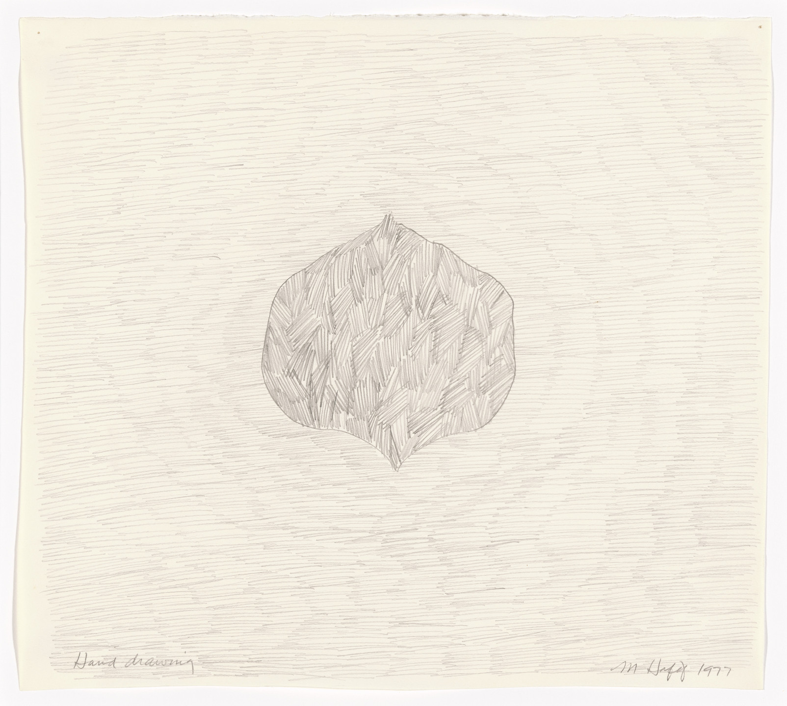 Marcia Hafif. Hand Drawing. 1977